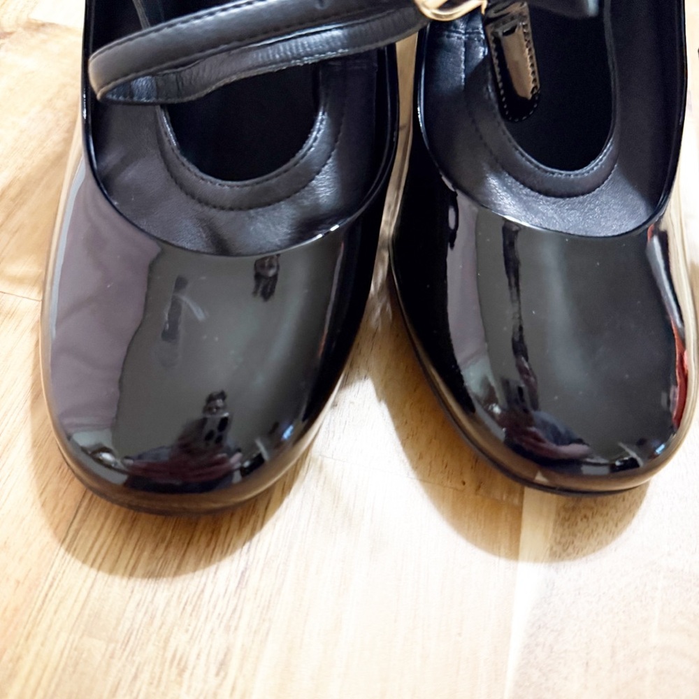 Chanel NEW IN BOX Buckle Gladiator Mid Calf Patent Leather Black Mary Jane Boots - Picture 8 of 12